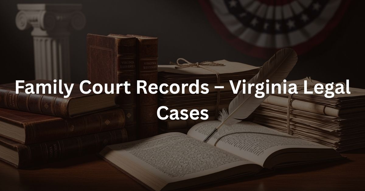 Family Court Records – Virginia Legal Cases