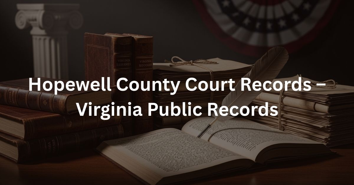 Hopewell County Court Records – Virginia Public Records
