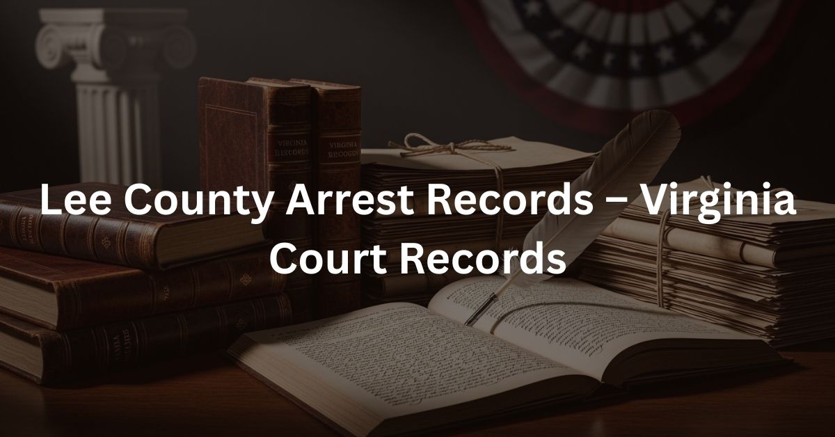 Lee County Arrest Records – Virginia Court Records