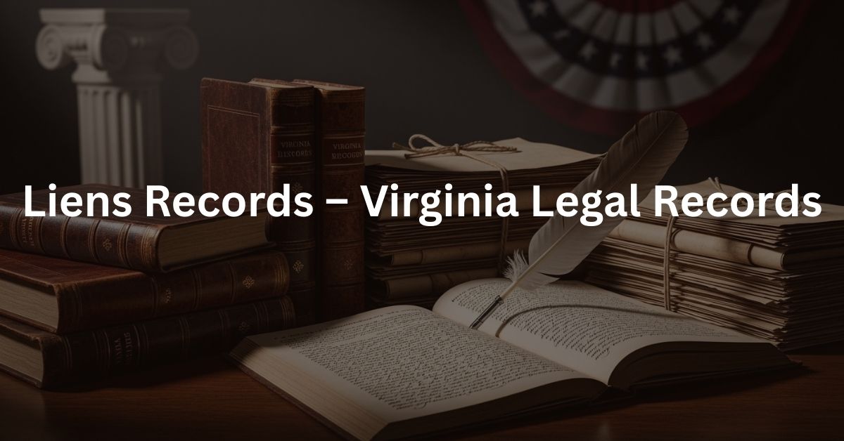 Liens Records – Virginia Legal Records