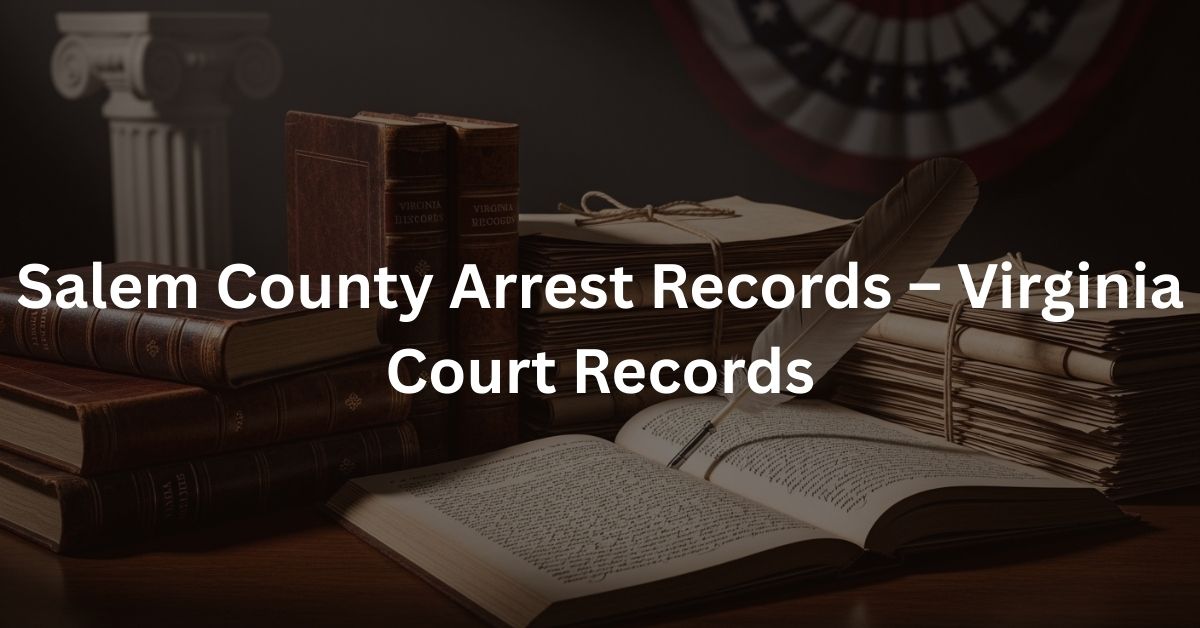 Salem County Arrest Records – Virginia Court Records