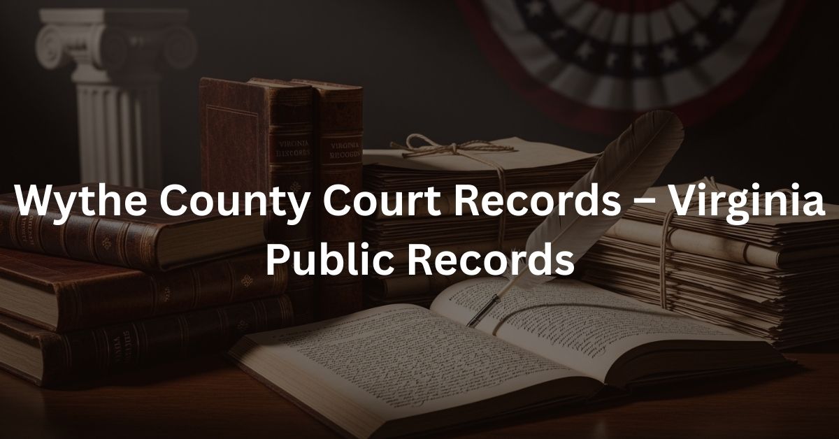 Wythe County Court Records – Virginia Public Records